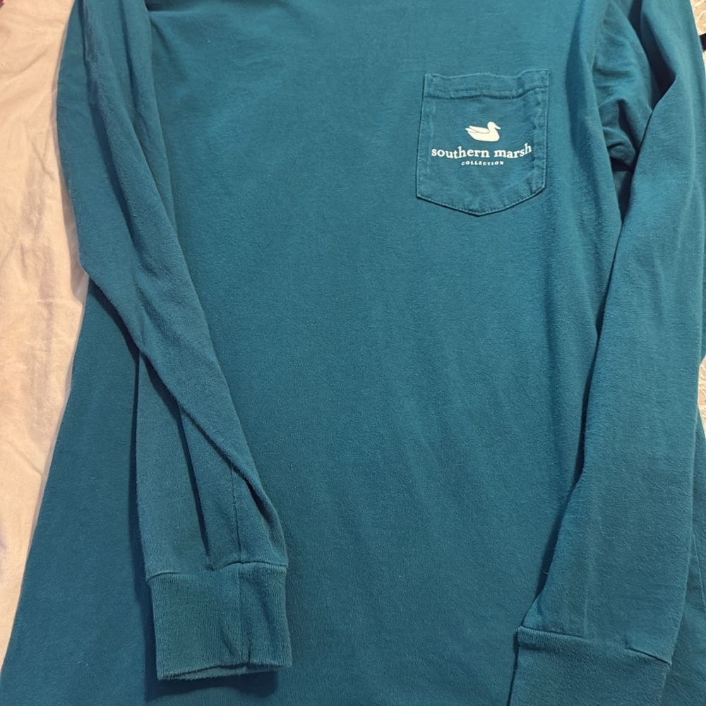 Southern Marsh Blue Long Sleeve Shirt